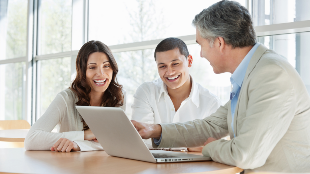 consultant in a meeting