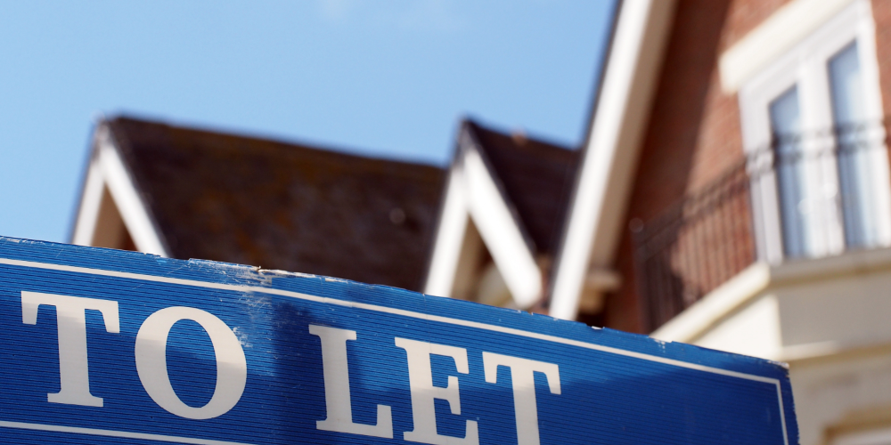 To Let’ sign displayed outside a residential property, representing rental and landlord insurance